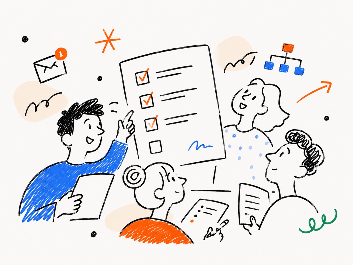 Illustration des Letterble-Teams